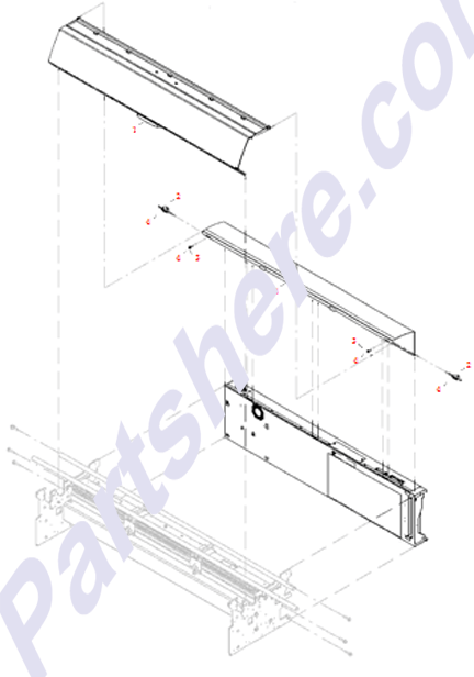 HP parts picture diagram for 0624-0771